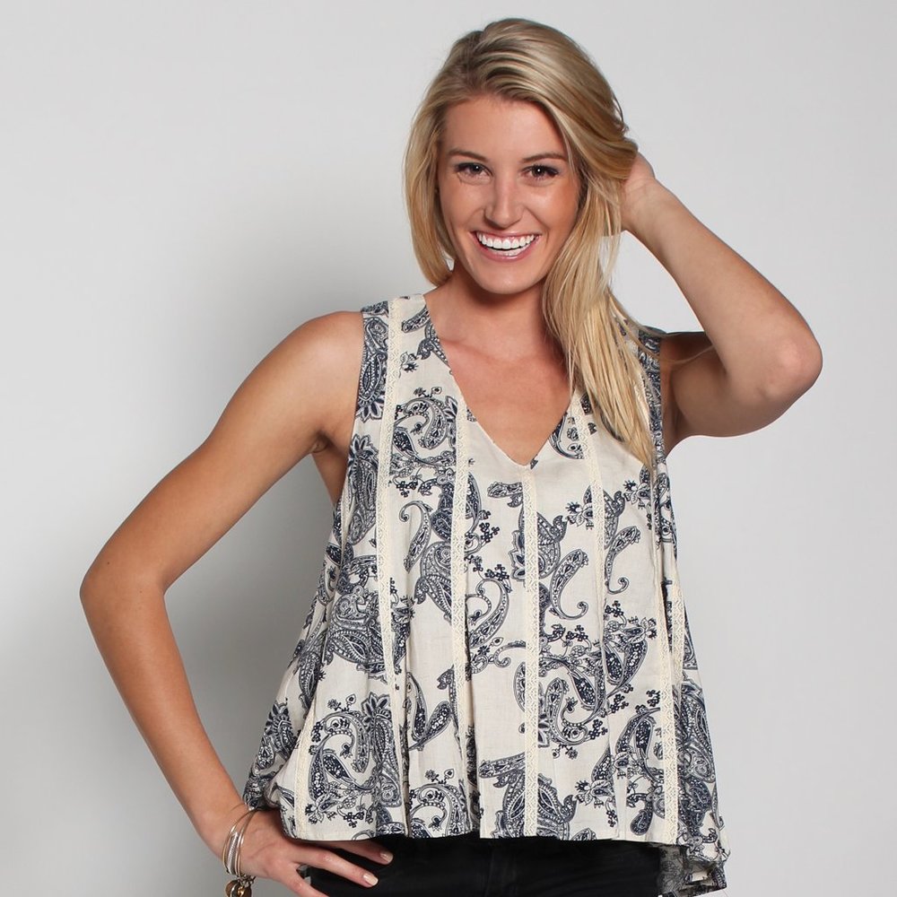 Paisley Tank Top